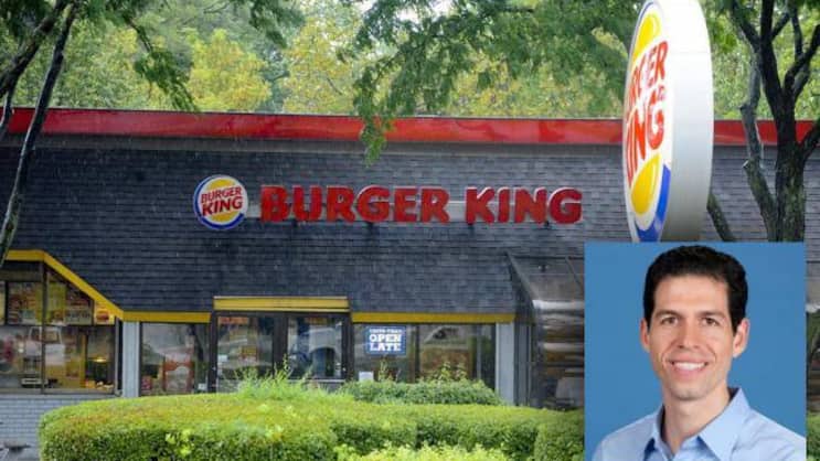 Daniel Schwartz: Der 33-jährige Geschäftsleiter von Burger King ist erfolgreich.  Keystone/PR