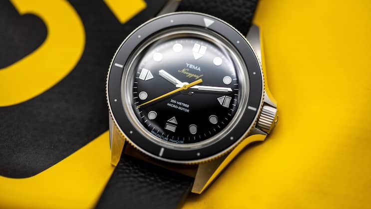 Der Vintage-Ticker Navygraf Slim CMM.20: Das Kürzel CMM steht für Calibre Manufacture Morteau.