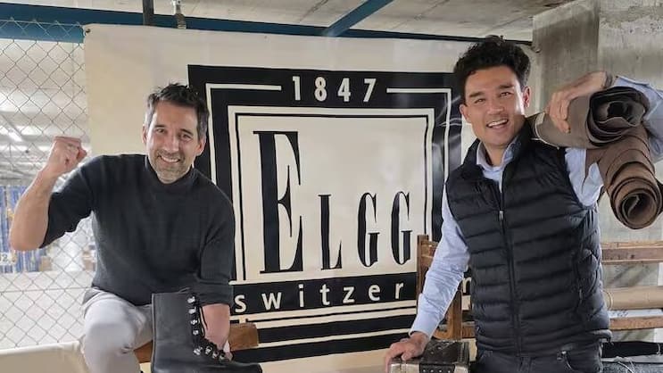 Die Kybun-Chefs Claudio Minder (links) und Karl Müller wollen die Marke jetzt wiederbeleben.