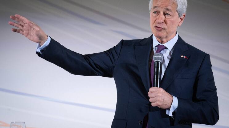 Jamie Dimon, CEO von JP Morgan, bei einem Anlass in Paris, Frankreich (Mai 2025).