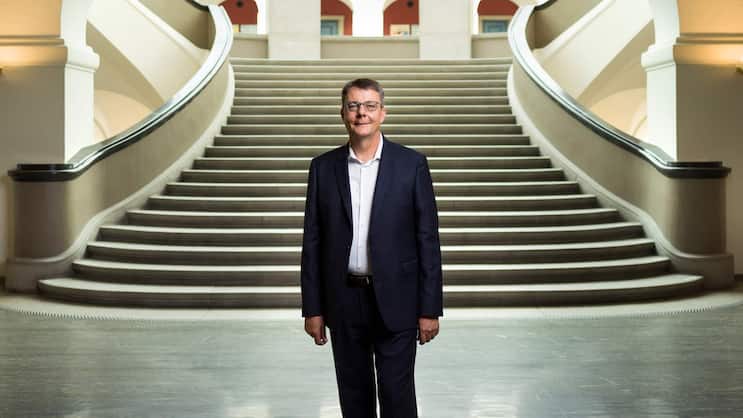 Schaepman ist seit drei Jahren Rektor der Universität Zürich – Grösse und Lage seines Büros sind ihm egal.