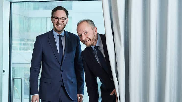 So sehen Sieger aus: Alex Tobler (links) und Marcel Rickli von der BEKB im Placid Hotel Zürich. Das Team versuchte, möglichst alle Wünsche des Kunden abzudecken.