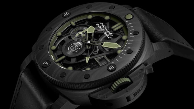 Die Panerai Submersible S Brabus Verde Militare Edition.