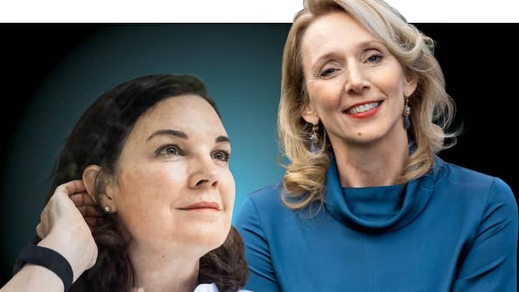 Frauenpower: VR-Präsidentin Wendy Becker (l.) und CEO Hanneke Faber wollen mit Logitech wieder wachsen.