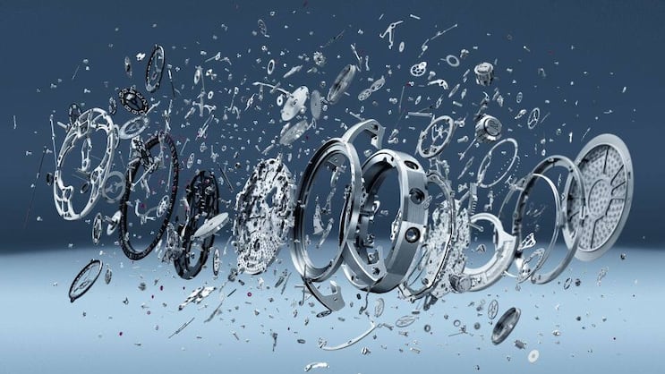 Die über 1000 Komponenten der Code 11.59 by Audemars Piguet Universelle.