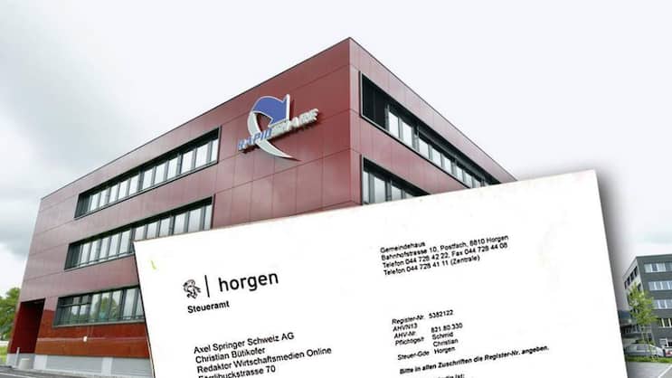 Hauptsitz in Baar: Hier rumort es hinter den Kulissen. (Bild: Keystone/HZ)