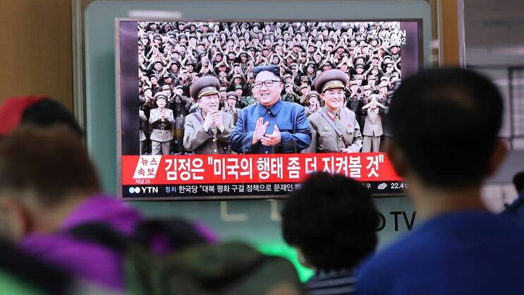 Kim Jong Un: Drohungen des Diktators machen Angst - auch an der Börse. Keystone