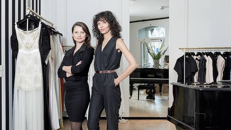 Passion für Mode: Joanna Skoczylas (l.) und Eliane Diethelm. Kuster Frey