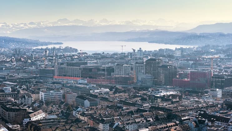Zürich: Die Schweizer Wirtschaft erholt sich. Keystone