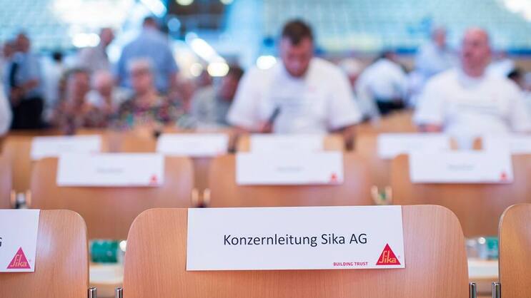 Sika: Schreibt Rekordergebnis in stürmischen Zeiten. Keystone
