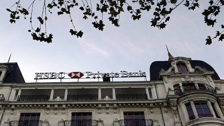 HSBC-Filiale in Genf: Die Bank war in schmutzige Geschäfte verwickelt.  Keystone