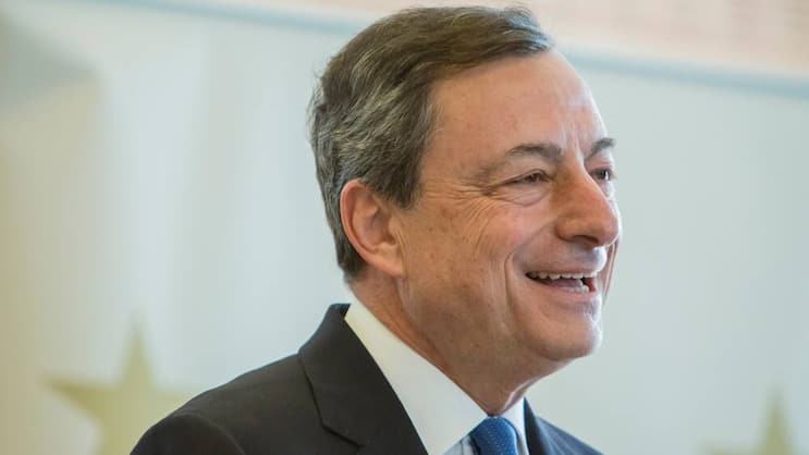 EZB-Chef Mario Draghi: Es ist nicht bekannt, wie nahe sich Vater und Sohn stehen.Bloomberg