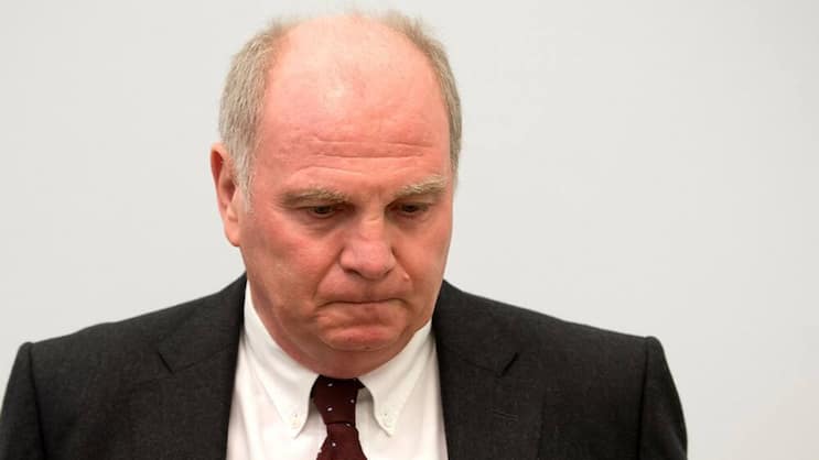 Devisenhändler vor Gericht: Uli Hoeness.  Keystone