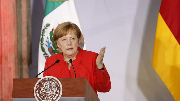Angela Merkel: Braucht die Zusammenarbeit mit Donald Trump.Keystone