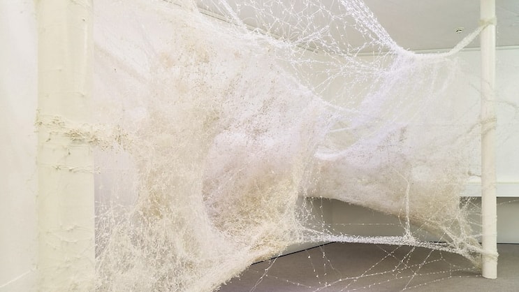 Smriti Dixit: «Trap», Mischtechnik, 2014, Preis auf Anfrage (Andrea Robbi Museum Sils Maria).