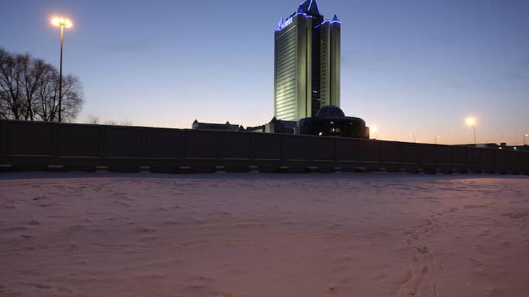 Hier laufen die Fäden zusammen: Gazprom-Zentrale in Moskau.  Keystone