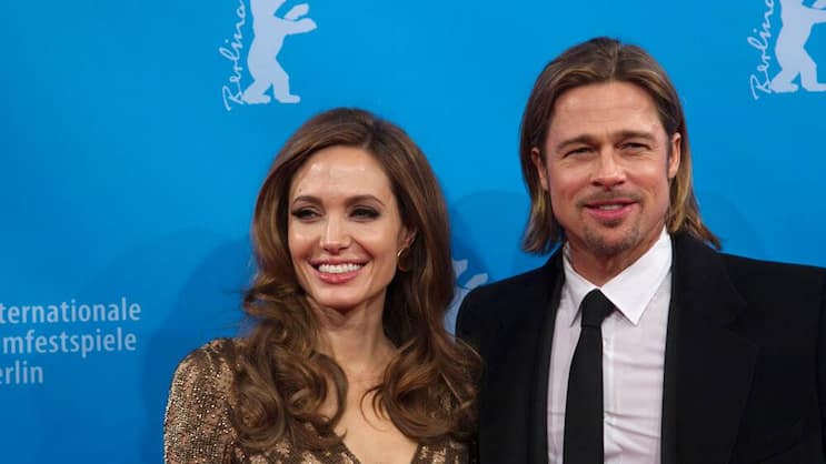 Angelina Jolie und Brad Pitt (von links nach rechts) sind ins Winzergeschäft eingestiegen. (Bild: Keystone)