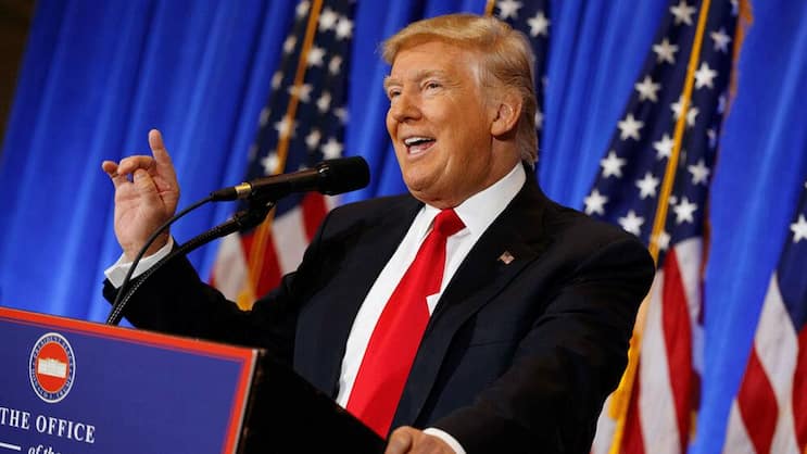 Donald Trump: Der US-Leitindex S&P 500 kletterte zuletzt auf ein Rekordhoch.