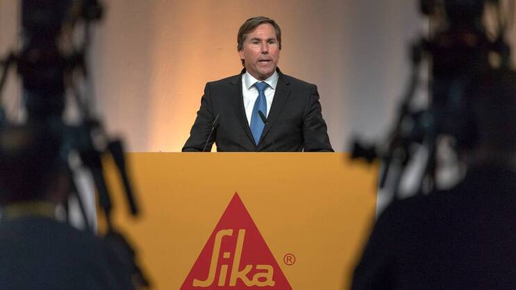 Jan Jenisch: Der Sika-Chef wird sich in Zukunft bei LafargeHolcim ins Zeug legen.  Keystone