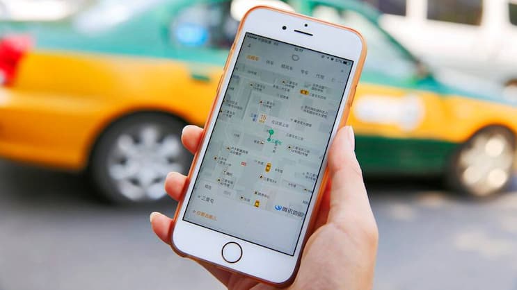 Uber-Rivale: Auch Didi Chuxing bietet eine App für das Handy an. Keystone