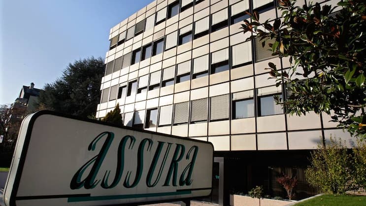 Assura-Gebäude: Die Krankenkasse vermeldete einen Millionenverlust. Keystone