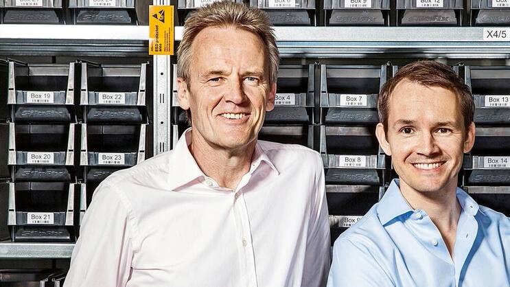 Peter Oertlin (l.) und Rouven Küng.  Jorma Müller