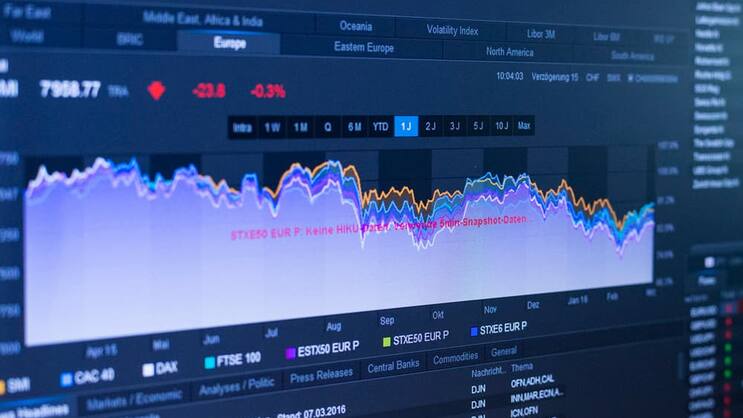 Aktienkurs: An der Börse braucht es derzeit Durchhaltewille. Keystone