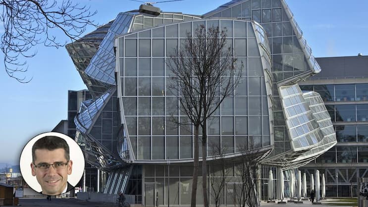 Novartis Campus in Basel, Peter Hausherr: «Nicht frustriert, aber enttäuscht.» (Bild: Keystone)