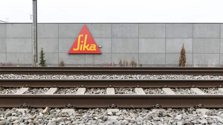 Logo von Sika: Der Streit geht weiter. Keystone