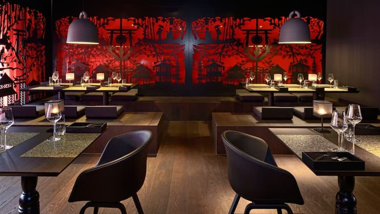Bietet eine Handvoll À-la-carte-Gerichte: das Restaurant Yu Nijyo.  Hans Schürmann