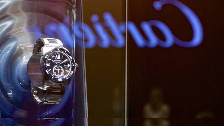 Luxusuhr von Cartier: Hongkong und China schwächeln, dafür erstarken andere.  Bloomberg