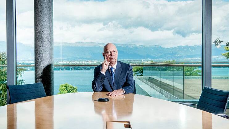 Klaus Schwab: Will auch mit fast 80 Pionier bleiben. David Wagnieres