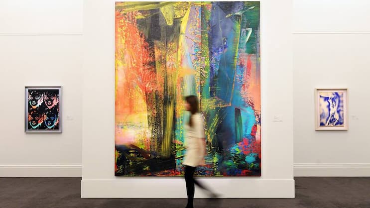 «Abstraktes Bild» von Gerhard Richter hat in London einen Rekordpreis erzielt.Keystone