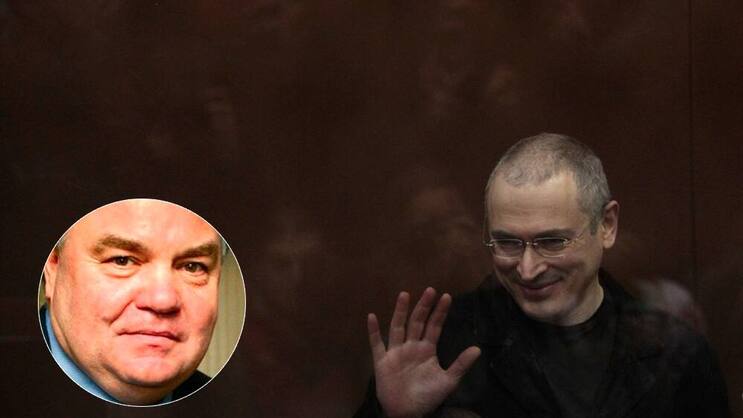 Ulrich Bettermann, Mikhail Chodorkowski: Ein Jet des Unternehmers flog den Kremlkritiker aus. (Bilder: Keystone/ZVG)