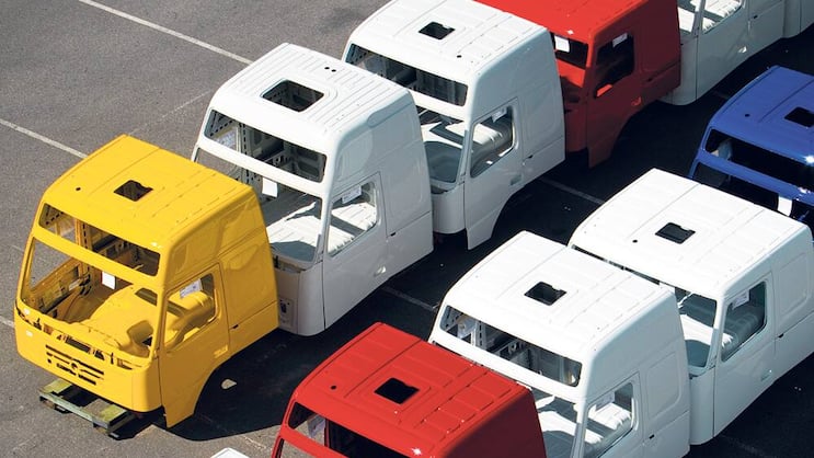 Fahrerhauswerk von Volvo im schwedischen Umeå