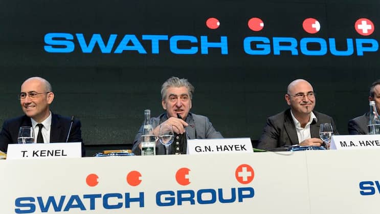 Wird die Schwächephase in absehbarer Zeit überwinden: Swatch.  Keystone