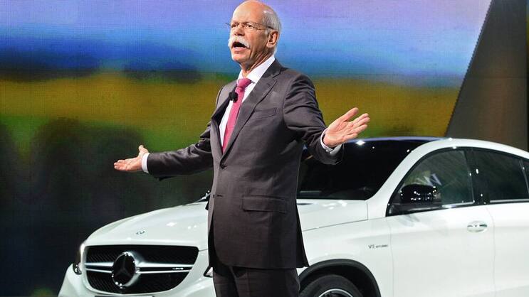 Dieter Zetsche: Der Daimler-Chef ist von Apples Plänen nicht aufgeschreckt. Keystone