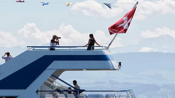 Zürichsee: Entspannung vor traumhafter Kulisse.  Keystone
