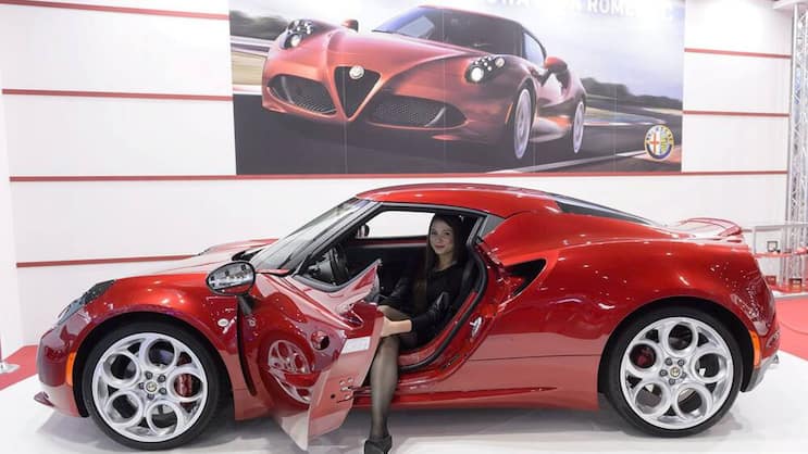 Alfa Romeo 4C an der Autoshow in Poznan.  Keystone