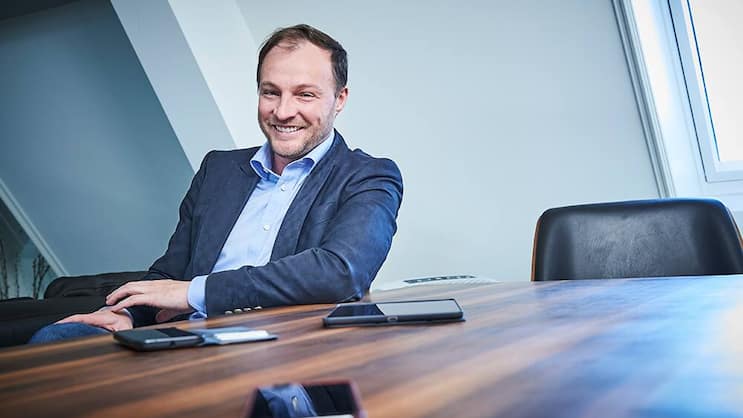 Eugen von Rubinberg: DROTR heisst seine App - ein Messanger wie WhatsApp.Gerry Nitsch