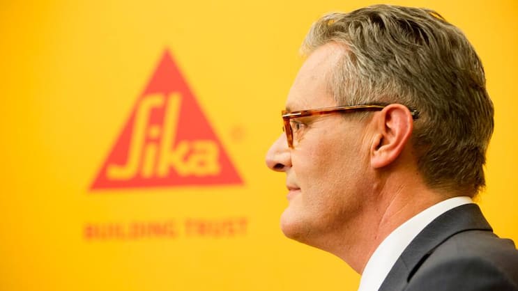 Sika-CEO Paul Hälg: Er will im Amt bleiben. Keystone