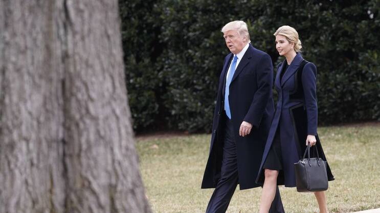 Donald und Ivanka Trump: Der US-Präsident vermischt Politik und Geschäfte.Keystone