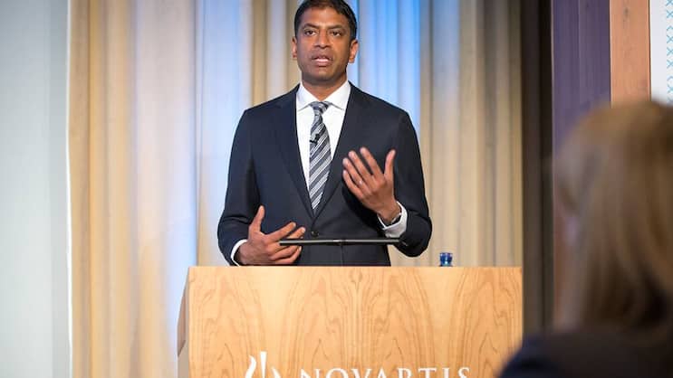 Vas Narasimhan: Der neue Mann an der Spitze des Pharmakonzerns. Keystone