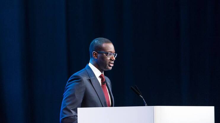 Unter Druck: CEO Tidjane Thiam gab erste Zahlen zum Stellenabbau bekannt. Keystone
