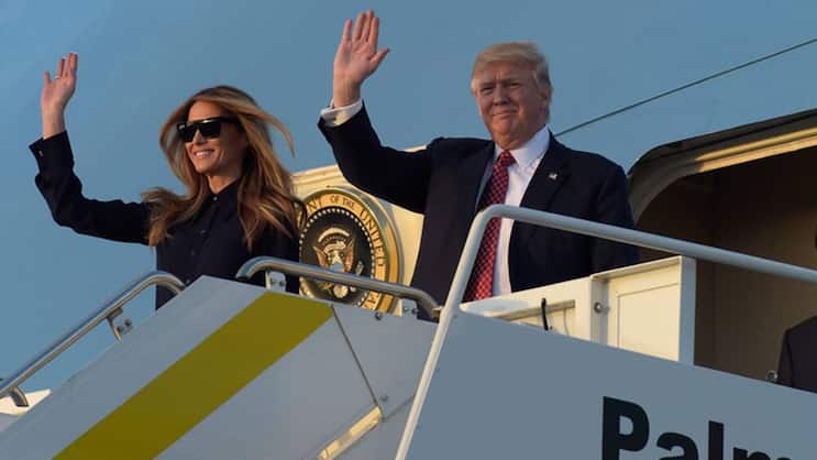 Donald und Melania Trump: Ihr Lebensstil kommt US-Amerikaner teuer zu stehen. Keystone