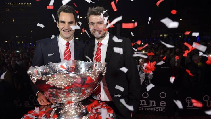 Finanziell trennen sie Welten: Roger Federer und Stan Wawrinka. Keystone