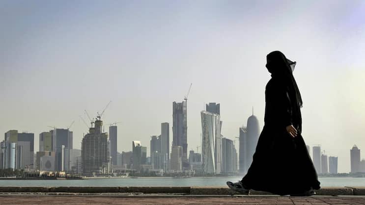 Skyline von Doha: Die Katarer sind in der Schweiz dick im Geschäft.Keystone