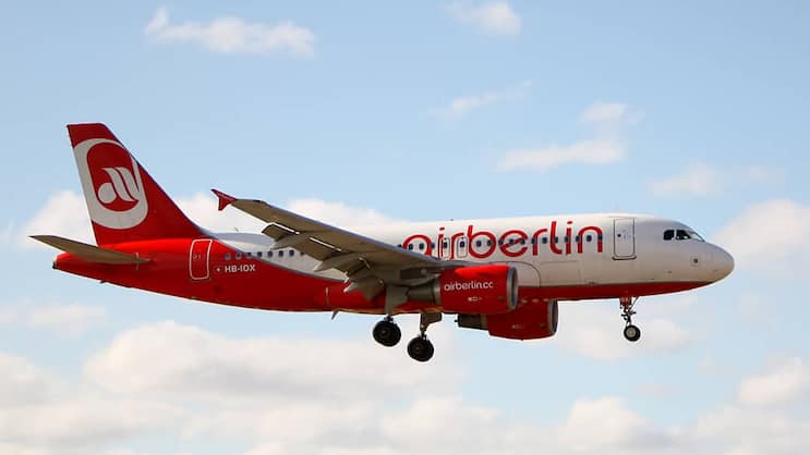 Air-Berlin-Flieger mit HB-Immatrikulation: Formal eine Maschine der Belair. Andy Mitchell/Wikimedia/CC