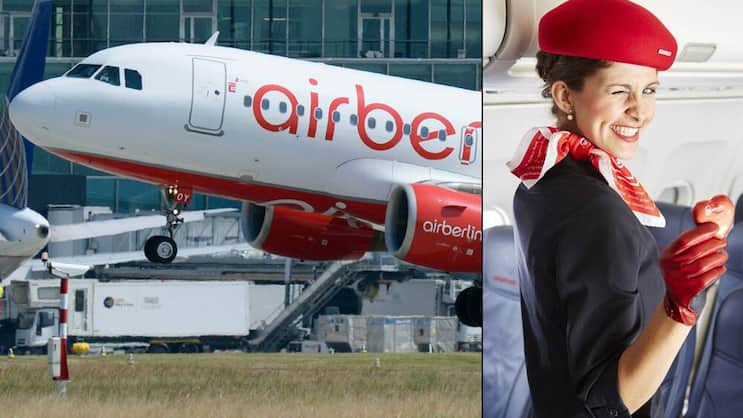 Air Berlin: Neu mit Lindt-Schoggi am Start.   Keystone/PR