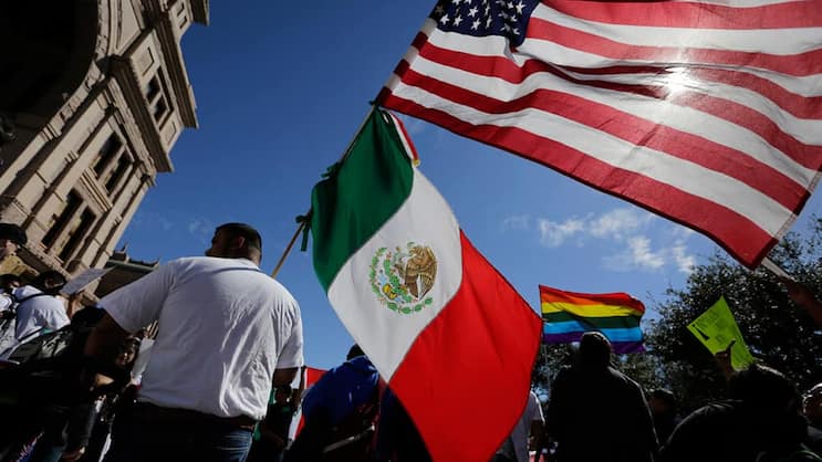 Beziehungen: Mexiko erwirtschaftet Überschüsse im Handel mit den USA. Keystone